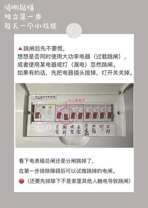 电闸有一个推不上去